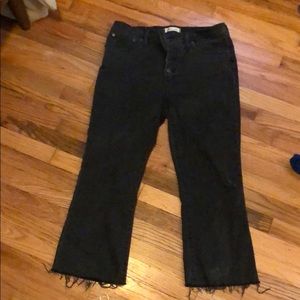 Madewell black Cali Demi boot cut jeans